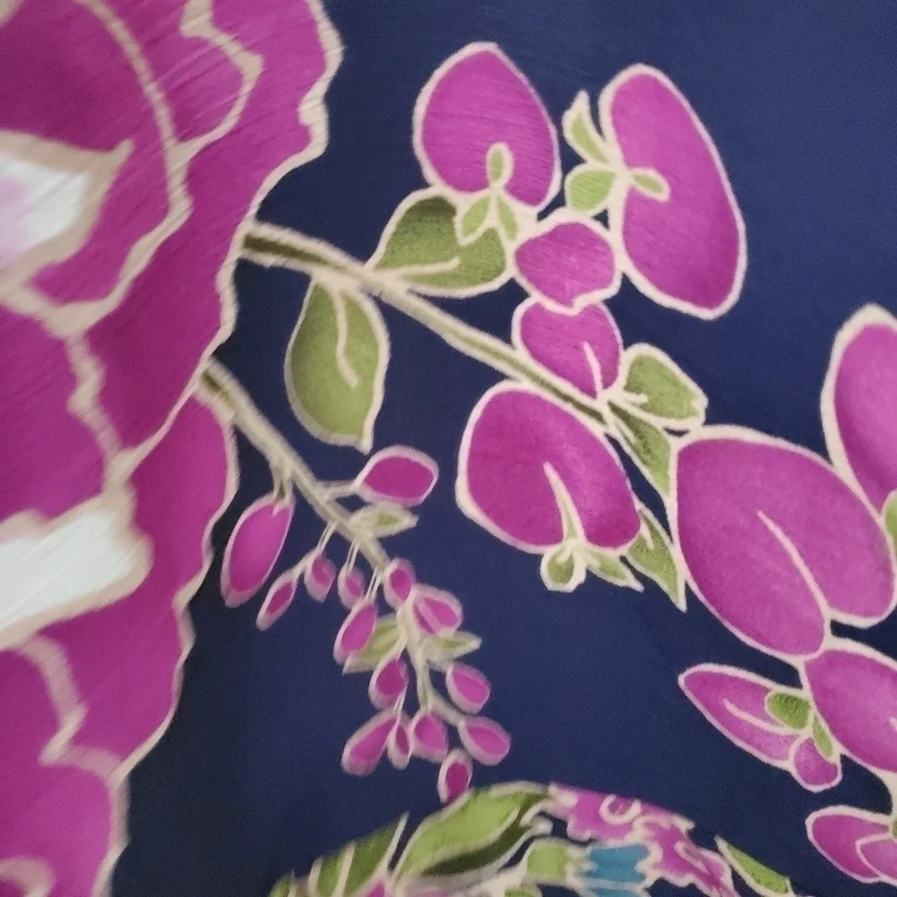 STRAPLESS Floral Maxi Dress with Cute Ruffle Top Detail - Picture 8 of 14